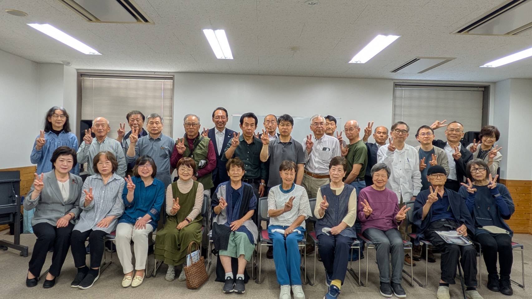 公明党天竜支部会に、浜松市の山崎とし子市議、黒田ゆたか市議、幸田えり子市議とともに参加