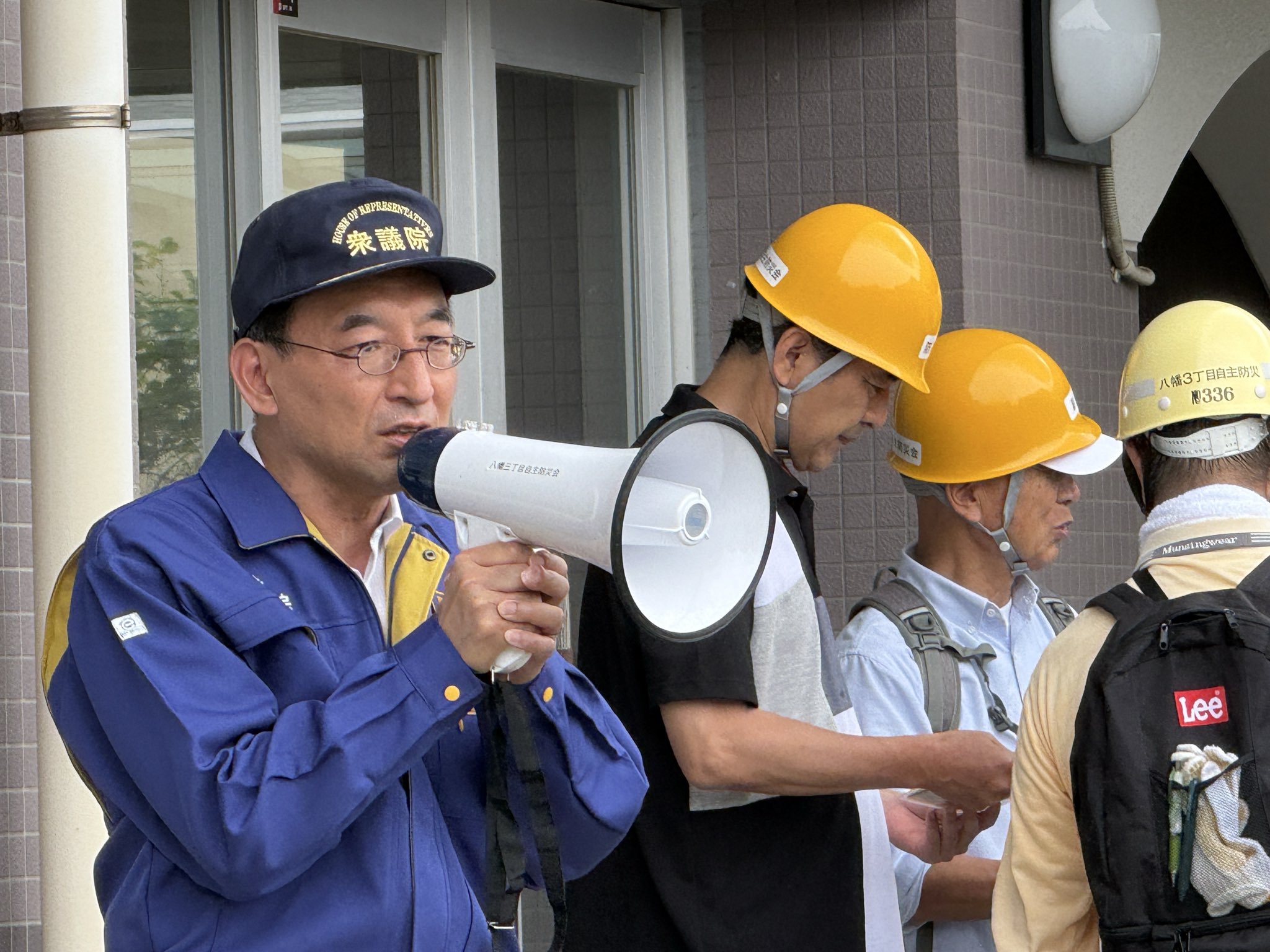 私の事務所がある静岡市葵区八幡3丁目自治会の防災訓練に参加