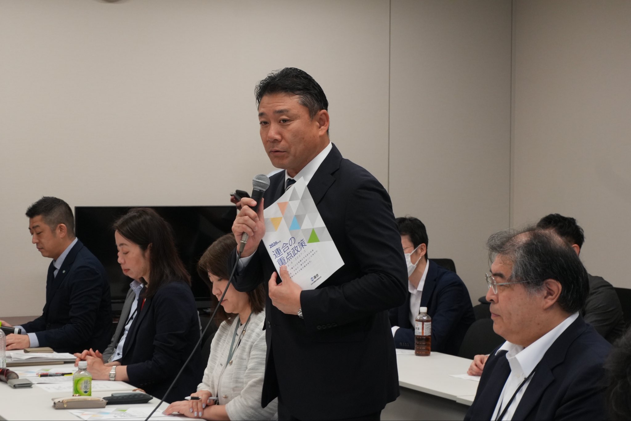 中道改革連合として、連合より2026年度重点政策に関する要請をいただきました