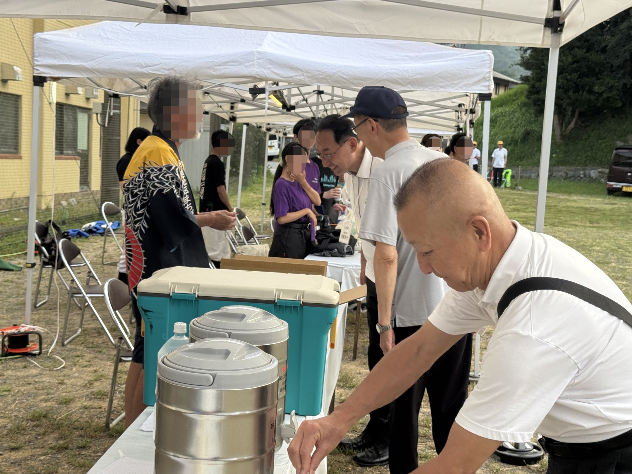静岡市清水区で開催された「駒越地区清水みなと祭り前夜祭」に、大石なおき市議とともに参加