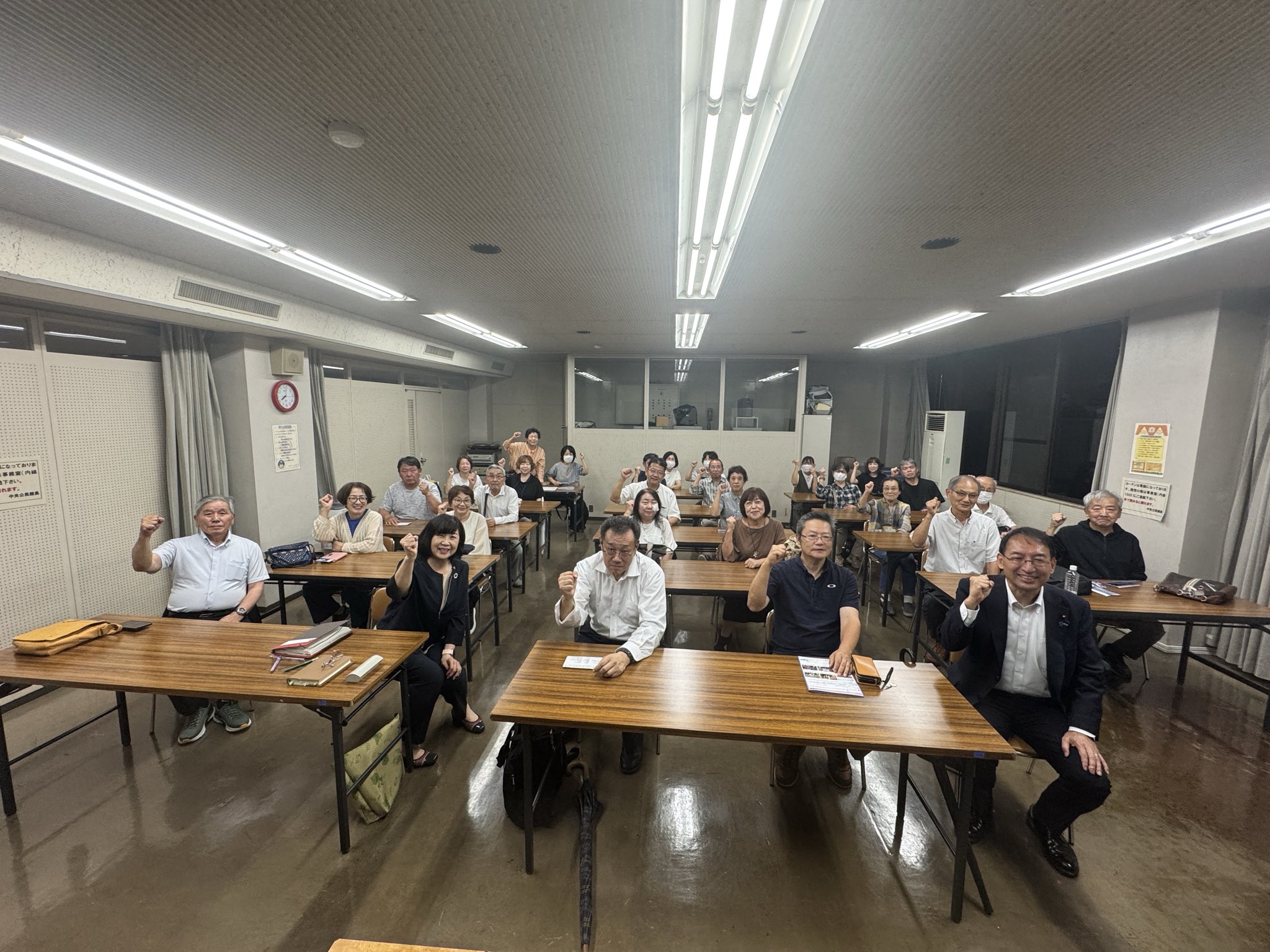 愛知県阿久比町のつづき清子議員が主催する公明党阿久比町支部会に参加