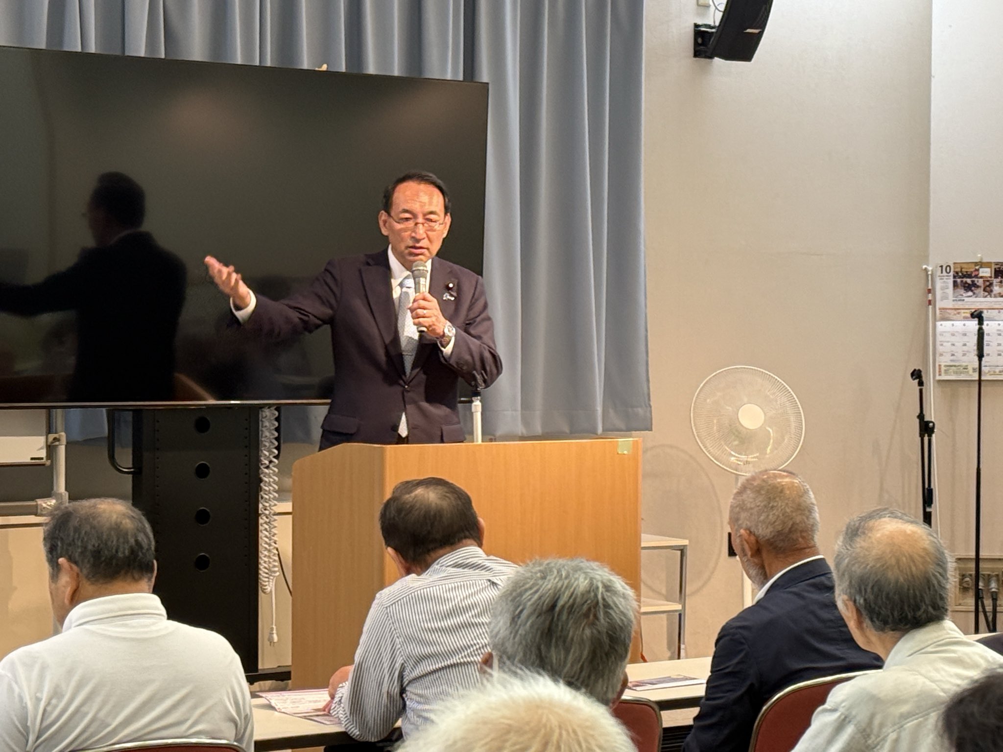 伊豆の国市の森下茂市議が主催する公明党伊豆の国支部会に参加