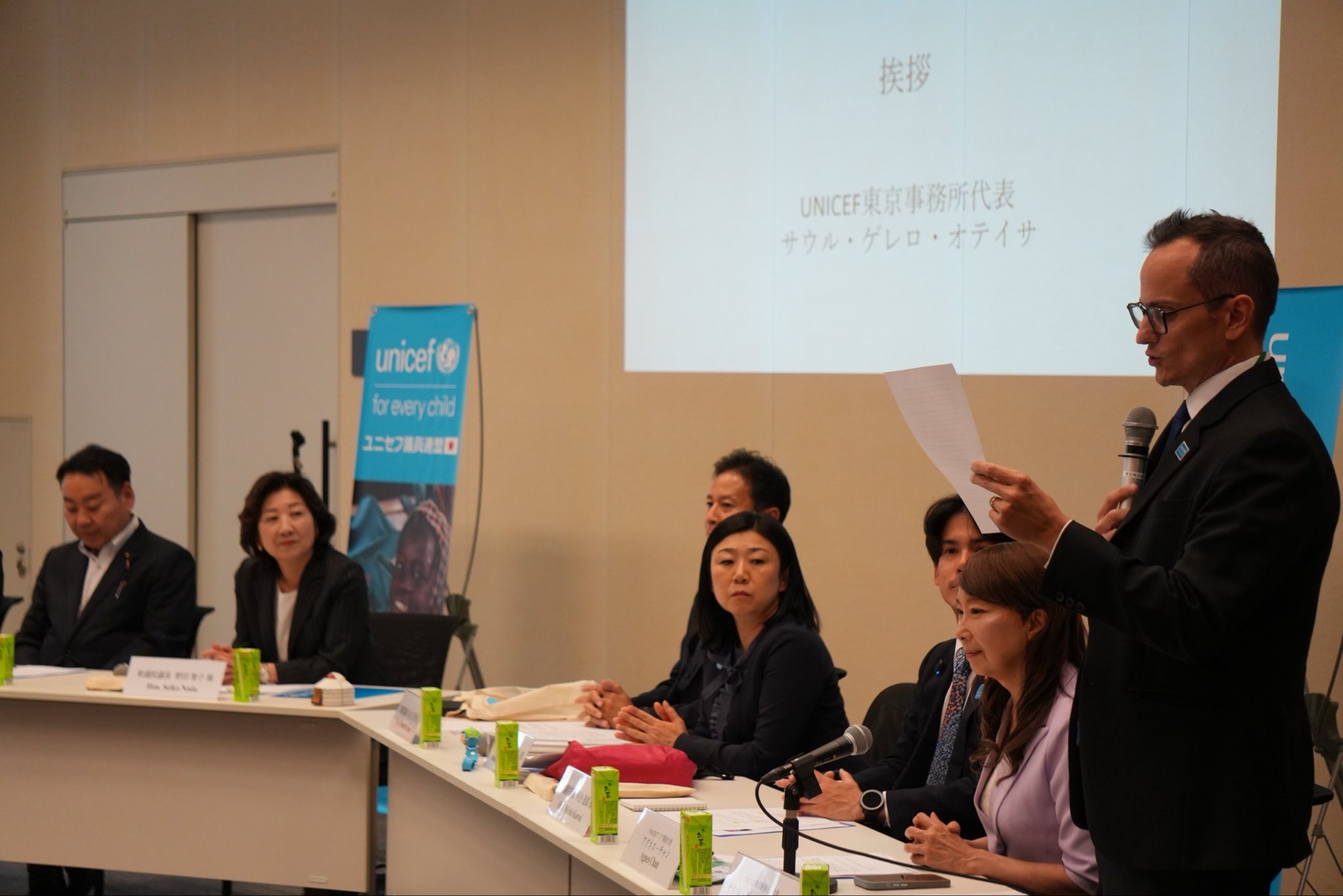 ユニセフ議員連盟のモンゴル視察報告会が開催され、現地を訪問した議員から、モンゴルの現状や子どもたちが直面する様々な課題について報告を受けました