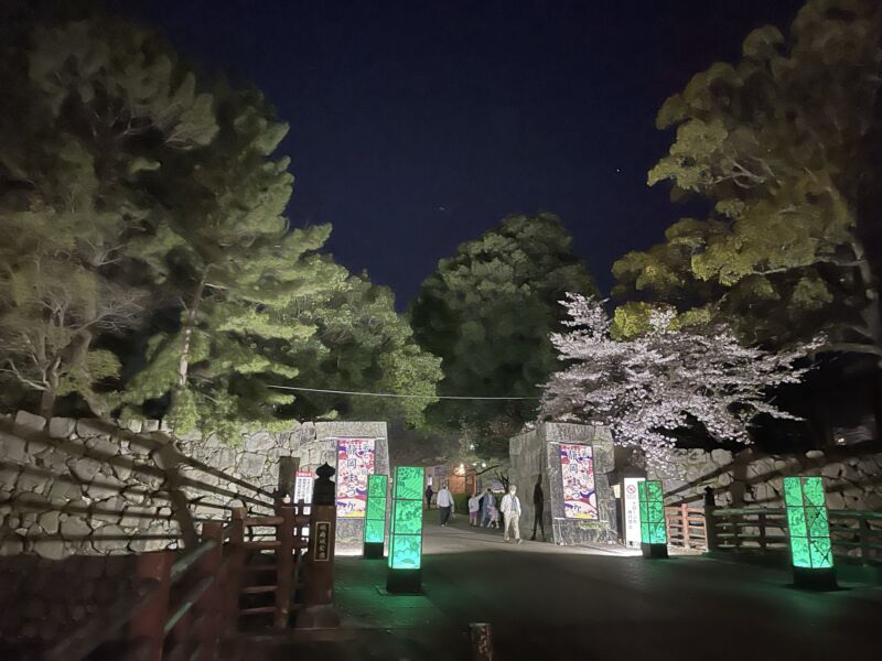 Image for the Tweet beginning: 【静岡まつり】

4月5日、第70回静岡まつりが盛大に開催されました。準備にあたられた皆様に、心より敬意と感謝を申し上げます。

ライトアップされた駿府城公園の桜は、格別の美しさを湛え、多くの来場者を魅了していました。

#静岡まつり
#駿府城公園 